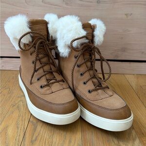 Koolaburra Tan Winter Boots - worn once! Excellent condition. Size 7